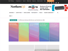 Tablet Screenshot of northernlifemagazine.co.uk